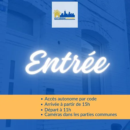 Citizenhouse Anzin - 4 Studios - 15 A 36M2 - Jardin - Terrasse - Acces Autonome - Wifi - Netflix Esterno foto